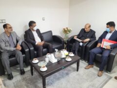 دیدار فرماندار ابوموسی با مدیرکل راه و شهرسازی استان هرمزگان
