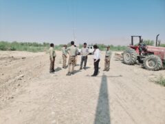 رفع تصرف ۵۸ هزار متر مربع از اراضی ملی و دولتی در شهرستان حاجی آباد