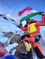 ایمان شریفی موفق به فتح قله ماناسلو در هیمالیا شد