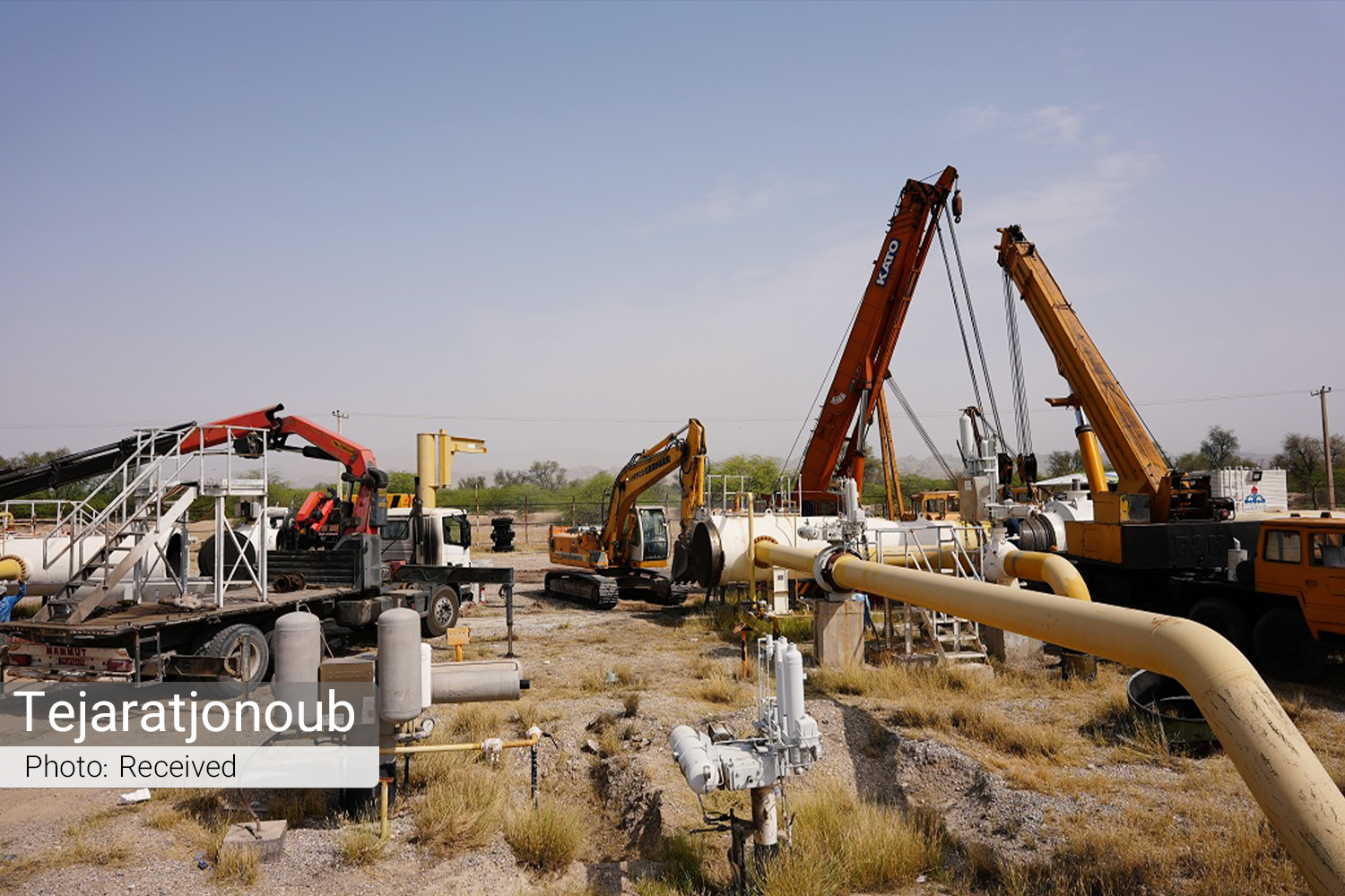 عملیات گسترده تعمیرات خط هفتم گاز سراسری به طول ۱۰۰ کیلومتر