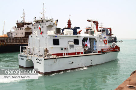 اولین آمبولانس دریایی ساخت ایران در هرمزگان به بهره‌برداری رسید +فیلم