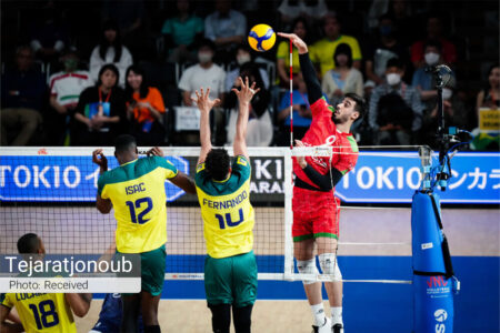 شکست تیم ملی والیبال ایران در مقابل برزیل