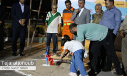 پیاده راه سلامت بوستان خلیج فارس بندرعباس استانداردسازی می‌شود +فیلم