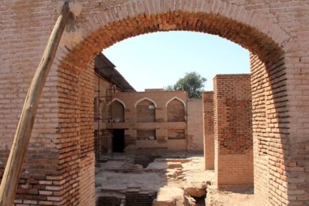 پیدایش آثار معماری دوره صفوی در کاوش‌های باستان‌شناسی دولتخانه صفوی قزوین