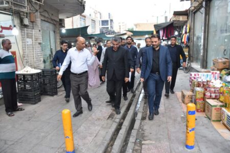 بازدید دادستان مرکز استان هرمزگان از روند بهسازی بازار روز بندرعباس