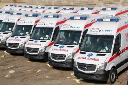 استقرار بیش از ۴۰۰ دستگاه آمبولانس در مرز‌های اربعین