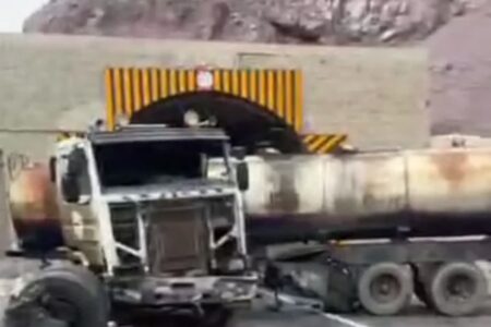 حادثه در آزاد راه قزوین به رشت یک مجروح برجای گذاشت