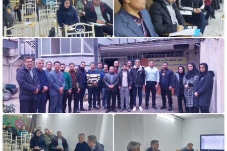 برگزاری دوره آموزشی جهت تربیت بهداشت یاران خانه بهداشت کارگری توسط مرکز بهداشت شهرستان گرگان