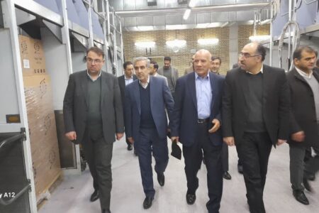 معاون وزیر صمت از یک واحد نساجی در قزوین بازدید کرد