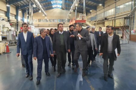 معاون وزیر صنایع از چند واحد تولیدی شهرصنعتی البرز قزوین بازدید کرد
