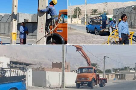 تامین و توزیع برق پایدار اولویت برق شیبکوه استان هرمزگان