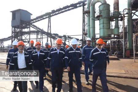 بازدید مدیرعامل صندوق بازنشستگی کشوری از پروژه احیا مستقیم صبافولاد خلیج فارس +فیلم
