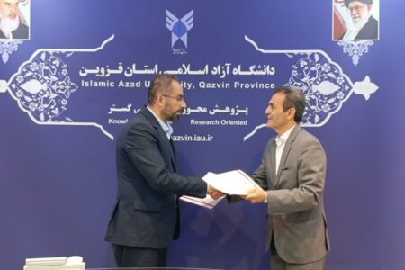 امضاء تفاهمنامه همکاری پژوهشی بین شرکت آب منطقه‌ای قزوین و دانشگاه آزاد اسلامی قزوین