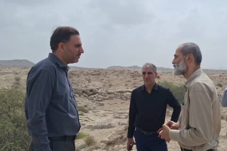 بازدید مسئولان استانی از محل پیشنهادی احداث سایت جدید پسماندهای عمرانی در بندرعباس