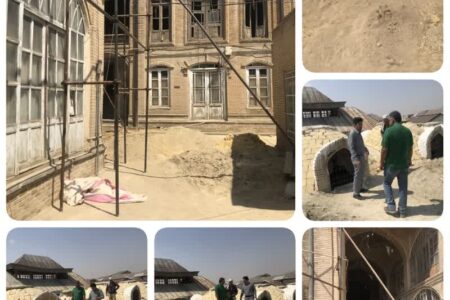 آغاز عملیات مرمت سرای کتاب‌فروش‌های بازار تاریخی اراک