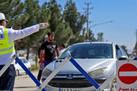محدودیت موقت محور هراز در محدوده آب‌اسک به دلیل ریزش سنگ
