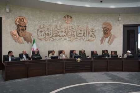 جلسه منطقه‌ای قرارگاه شهید شاطری سپاه پاسداران «قوانین بودجه ۱۴۰۴» به میزبانی سپاه استان قزوین برگزار شد
