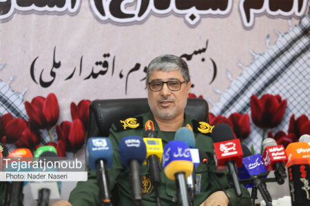 جانشین فرمانده سپاه هرمزگان: بسیج موتور محرک خدمت‌رسانی، امنیت و تمدن‌سازی اسلامی است +فیلم