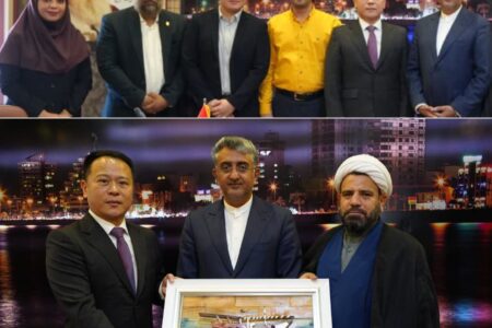 نشست شهردار بندرعباس و رئیس شورای اسلامی شهر با سرکنسول جمهوری خلق چین در بندرعباس