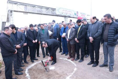کلنگ احداث کمربندی شمالی محمدیه با حضور استاندار قزوین به زمین زده شد