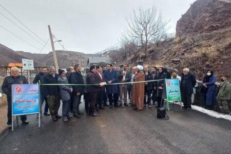 افتتاح متمرکز ۹ طرح هادی روستایی شهرستان قزوین