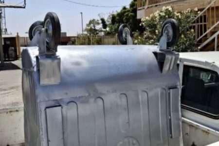 طرح نوسازی مخازن پسماند شهری در محمدیه قزوین کلید خورد