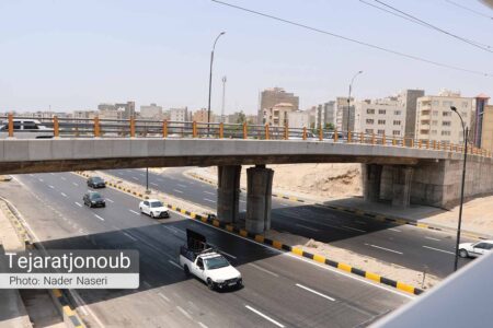افتتاح تقاطع غیرهمسطح شبدری شهید تختی نژاد در بندرعباس