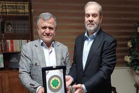 دیدار دبیرکل حزب موتلفه‌اسلامی با رئیس دفتر حزب‌الله لبنان در تهران
