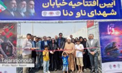 خیابان شهدای ناو دنا در بندرعباس به بهره‌برداری رسید +فیلم