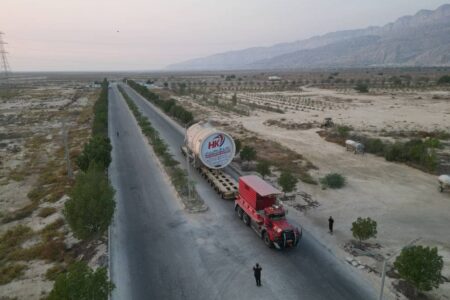 ورود تجهیزات فوق‌سنگین تولید ملی به پتروشیمی سروش انرژی پایدار؛ گامی در مسیر تکمیل نخستین پتروشیمی هرمزگان