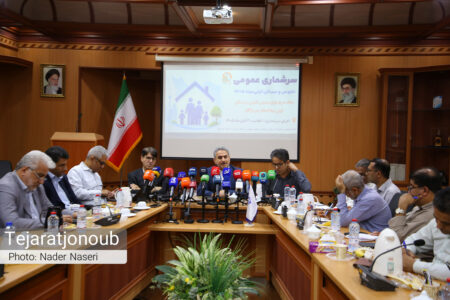 نشست خبری رئیس سازمان مدیریت و برنامه‌ریزی استان هرمزگان